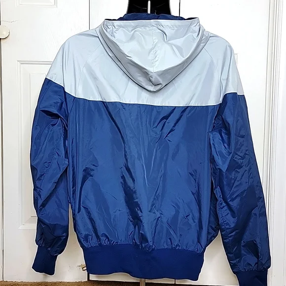 Nike Blue Zippered Hoodie Vintage Size XXL - Picture 8 of 10